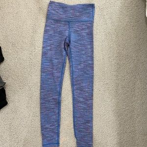 purple/blue ivivva leggings size 14 full length